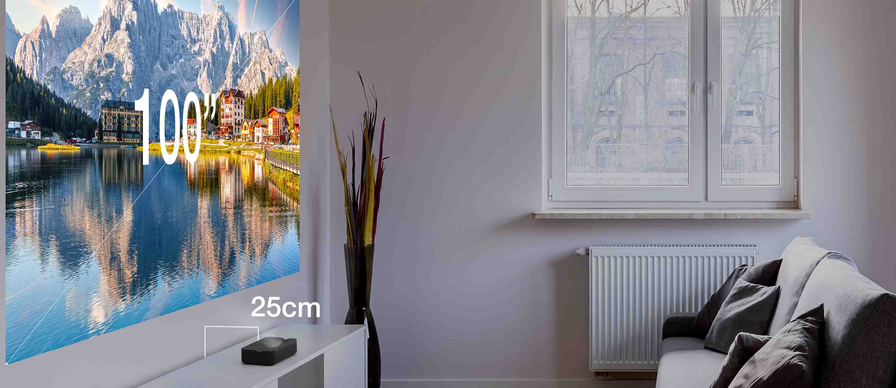 Libertad de espacio con tiro ultracorto