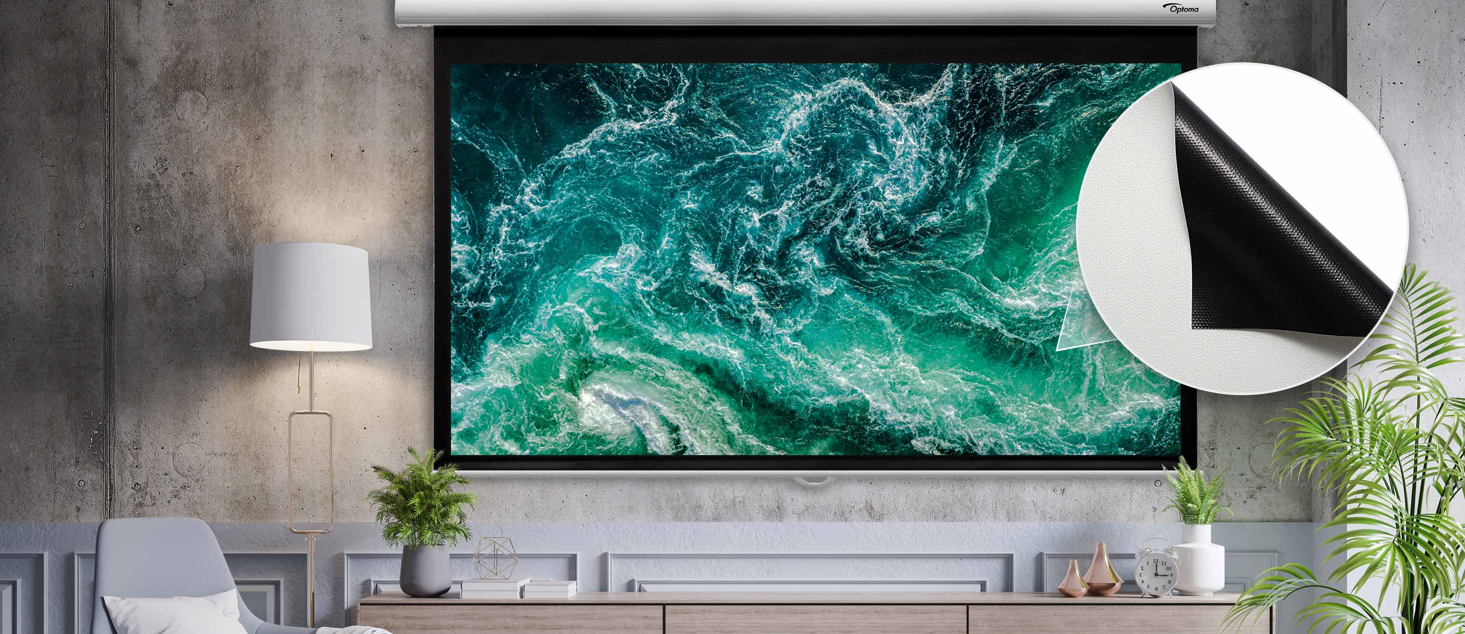 Tejido blanco mate de fibra de vidrio